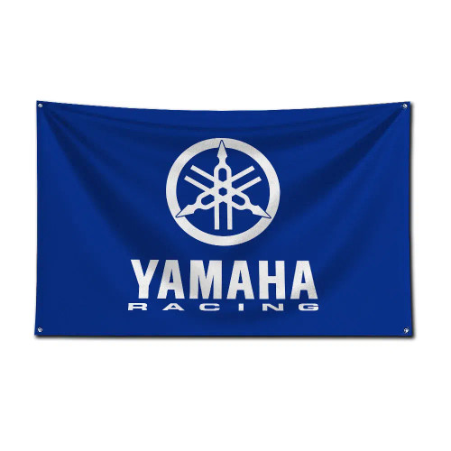 Pink, Size: 90 X 130Cm - 3X5 Ft Motorcycle Racing Y-Ya-Ma-Has Flag Polyester Digital Printing Banner For Garage Wall Art Out Door Decoration With Grommet By WTB