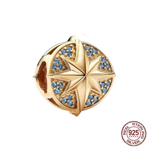 Deep Purple - New Charm Plata De Ley 925 Silver Disney Star Warsries Mandalorian Helmet Charm Bead Fit Original Brand Bracelet Birthday Gift By WTB