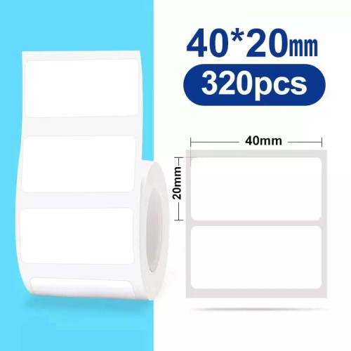 Red - Niimbot B1/B21/B203/B3S Mini Portable Printer 20-50Mm Width White Label Self-Adhesive Color Sticker For Clothing Tag Food Price By WTB