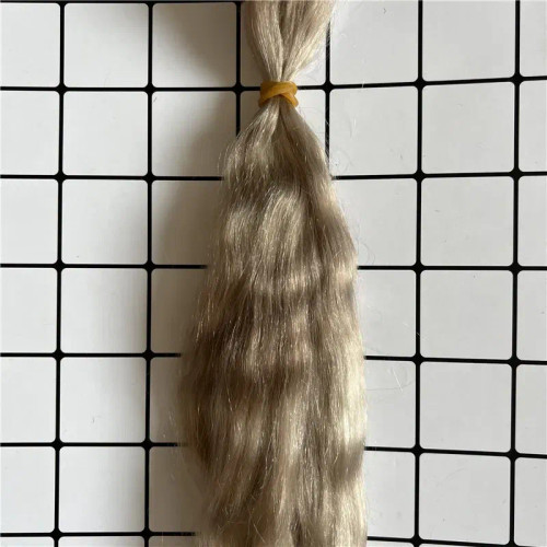 Plum - Top Quality Many Colors Reborn Doll Mohair Wig Natural Black White Light Coffee Colors Diy Bjd Doll Reborn Doll Hair Accessories By WTB