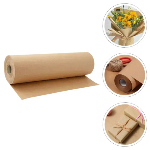 Purple - Brown Kraft Paper Rolls, Gift Wrapping, Wrapping Paper, Shipping, Bulletin Boards, Crafts, Diy Making By WTB