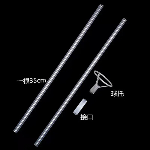 Emerald, Ballon Size: 10Inch, Shape: Number - 10-50Pcs 35Cm&70Cm Transparent Balloon Holder Sticks With Cups Bobo Balloon Accessory Wedding Birthday Decoration Supplies By WTB