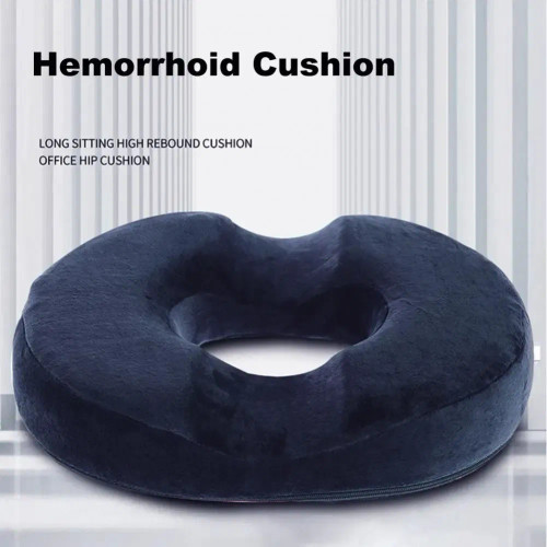 Red - 1Pcs Donut Pillow Hemorrhoid Seat Cushion Tailbone Coccyx Orthopedic Medical Seat Prostate Chair For Memory Foam Chair Cushion By WTB