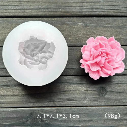 Light Green - Lotus Flower Silicone Candle Mold Sunflower Peony Multi Style Soap Resin Crystal Mould Heart Rose Chocolate Ice Making Set Gifts By WTB