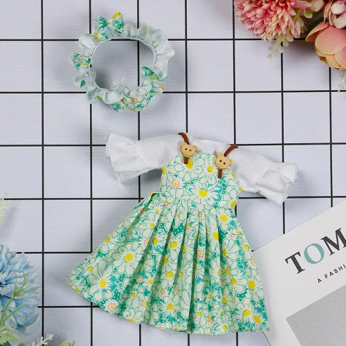 Garnet - 30Cm Bjd Doll Clothes Girl Dress Up Makeup Diy Toys Accessories Dress Princess Doll House Set Children Humanoid Doll Girl Gifts By WTB