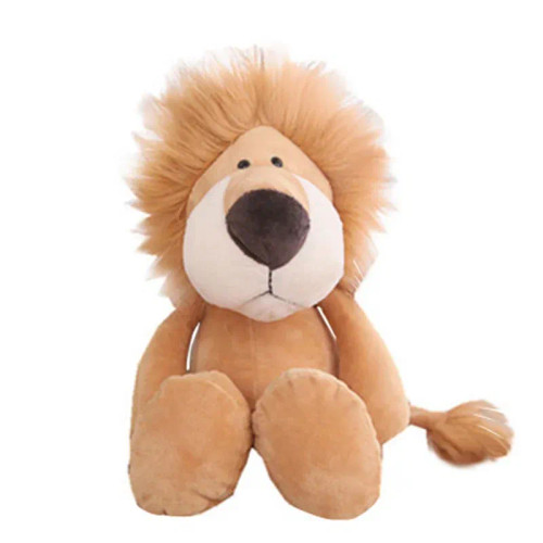 White, Height: 11Cm-30Cm - Stuffed Plush Animals Toys Soft Dolls Jungle Lion Elephant Tiger Dog Fox Monkey Deer Children Gift Kawaii Baby Kids Hobbie Toys By WTB