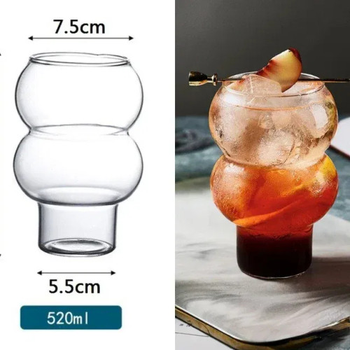 Multi, Capacity: 301-400Ml - Transparent Heat Resistant Glass Coffee Mug Glass Latte Cup Breakfast Mug Milk Water Cocktail Glass Cup Beer Drinking Glasses By WTB