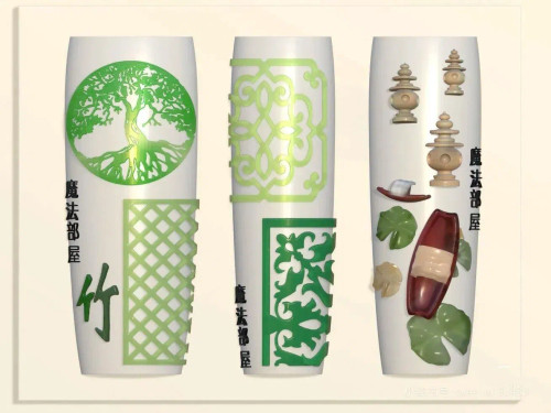 Light Pink - 1Pc Marine Jellyfish Lace Ice Flowers 3D Acrylic Nail Mold Nail Art Silicone Stamping Plates Nail Accessories By WTB