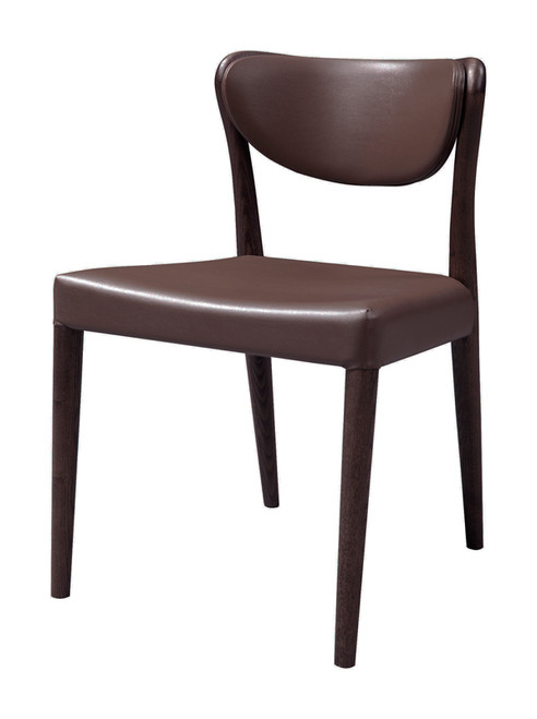 Union Modern Brown Oak Dining Chair Set Of 2 By Vig Vgwce552Y