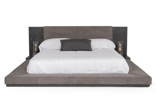 Queen Nova Domus Jagger Modern Grey Bed By Vig Vgmabr 55 Gry Bed Q