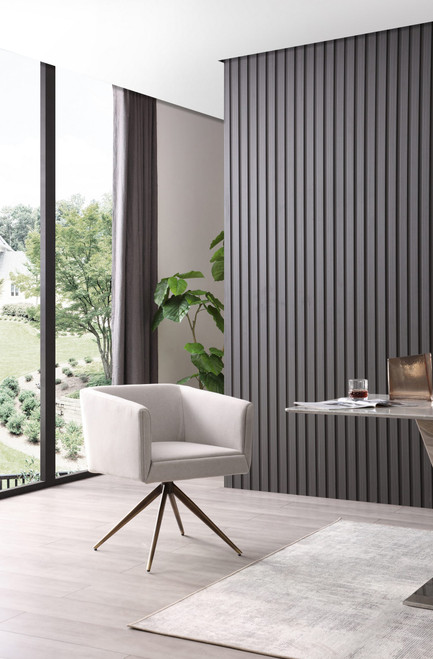 Modrest Riaglow Contemporary Light Grey Fabric Dining Chair By Vig Vgvcb8522 Ltgry Dc