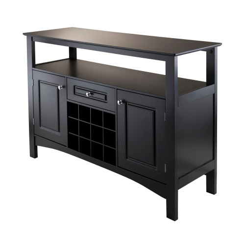 Jasper Buffet Cabinet Black 41579 By Winsome Wood