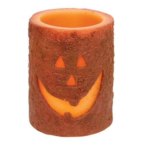 Jack O Lantern Timer Pillar 4 Gtlf88145T By Cwi Gifts