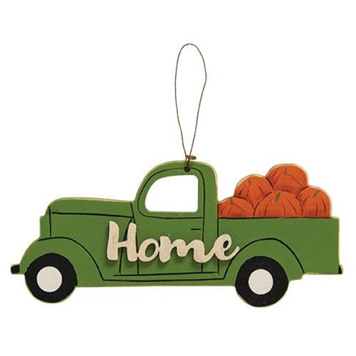 Cwi Gifts G35688 Home Pumpkin Truck Ornament