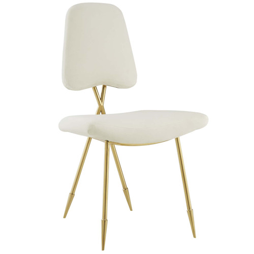 Ponder Upholstered Velvet Dining Side Chair Eei 2811 Ivo By Modway Furniture