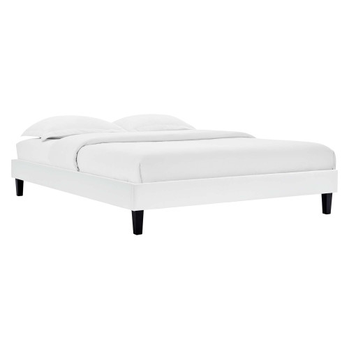 Performance Velvet Full Platform Bed Frame By Modernway 13 6265 23 13 6265 23