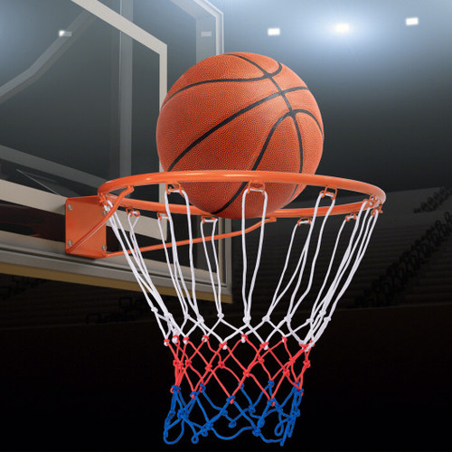 15 Inch Basketball Rim Goal Replacement With All Weather Net And Mounting Hardware Orange Sp37876Or By Cw
