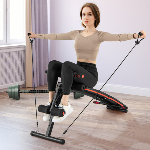 Multifunctional Sit Up Bench 4 Position Adjustable Metal Workout Bench Fh10096 By Cw