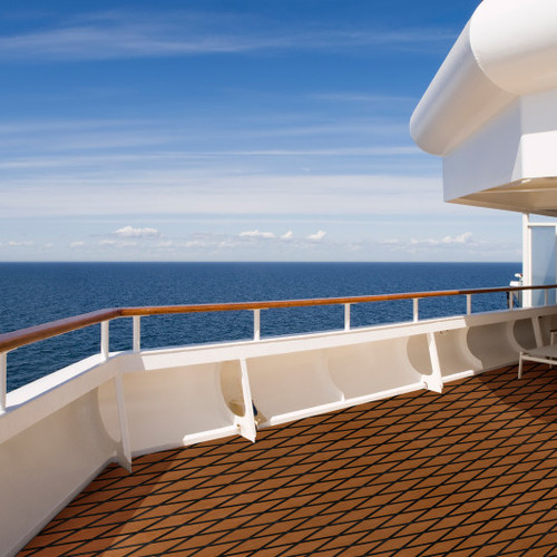 Eva Foam Boat Decking Sheet With Diamond Shape For Boat Surfboard Brown Hz10123Bn By Cw