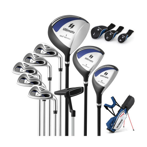 Mens Profile Complete Golf Club Package Set Includes 10 Pieces Blue Sp37407Bl By Cw