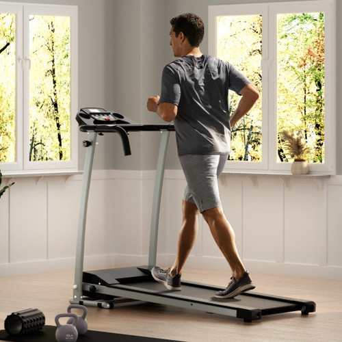 Folding Treadmill With 12 Preset Programs And Lcd Display Black Sp38000Us Bk By Cw