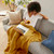 Madison Park Chunky Double Knit Handmade Throw MP50-8215 By Olliix