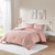 Olliix Naomi Metallic Print Faux Fur Comforter Set Twin Twin Xl Id10 2241