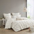 INK+IVY 3 Piece Elastic Embroidered Cotton Comforter Set -King/Cal King II10-597 By Olliix