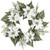 24 Iced Poinsettia Berry Pine Cone Pine Wreath White Set Of 2 Xdw493 Wh By Silk Flower Depot