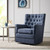 Madison Park Mathis Swivel Glider Chair MP103-0935 By Olliix