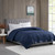 Madison Park Windom 100% Polyester 3M Scotchgard Microfiber Down Alternative Blanket - King - Navy MP51-6700 By Olliix