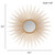 Madison Park Fiore Sunburst Mirror -Large Mp160-0181