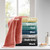 Madison Park Essentials Adrien Super Soft Cotton Quick Dry Bath Towel 6 Piece Set MPE73-1024 By Olliix