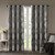 SunSmart Bentley Ogee Knitted Jacquard Total Blackout Panel SS40-0062 By Olliix