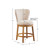 Madison Park Stewart Upholstered 360 Degree Swivel Counter Stool 25" H MP104-1212 By Olliix