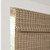 Madison Park Eastfield Bamboo Light Filtering Roman Shade 64"L MP40-7800 By Olliix