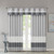 Madison Park Amherst Polyoni Pintuck Valance - 50X18" MP41-4377 By Olliix
