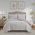 Olliix Taylor 3 Piece Clipped Jacquard Duvet Cover Set King Cal King Mp12 8202