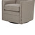 Madison Park Devrim Herringbone Texture Swivel Chair MP103-0238 By Olliix