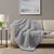 Madison Park Chenille Chunky Knit Throw MP50-7674 By Olliix