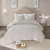 MP12-5982 Madison Park Laetitia 3-Piece Cotton Chenille Medallion Duvet Cover Set By Olliix