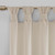 Madison Park Rosette 100% Polyester Floral Embellished Cuff Tab Top Solid Window Panel MP40-6831 By Olliix
