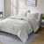 Olliix Mira Crushed Velvet Sherpa Reversible Comforter Set Full Queen Id10 2264