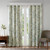 Julie Printed Botanical Blackout Window Panel 50X84 Aqua Ss40 0024 By Olliix