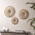 Madison Park Ella Corn Leaves Wrapped Metal Wall Decor 3 Piece Set MP95B-0241 By Olliix