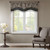 Olliix Madison Park Aubrey Jacquard Window Rod Pocket Valance With Beads 50X18 Mp41 4989