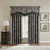Madison Park Aubrey Jacquard Window Rod Pocket Valance With Beads - 50X18" MP41-4989