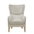 Madison Park Arianna Arianna Swoop Wing Chair- Linen MP100-0983 By Olliix