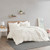 Malea Shaggy Fur Duvet Cover Set Twin ID12-1923 By Olliix