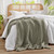 Madison Park Chunky Double Knit Handmade Throw MP50-6136 By Olliix